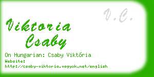 viktoria csaby business card
