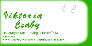 viktoria csaby business card